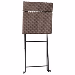 VidaXL 3152117 outdoor chair Terrace Polyrattan, Steel Brown - Additional view 5