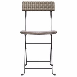 VidaXL 3152118 outdoor chair Terrace Polyrattan, Steel Grey - Additional view 4