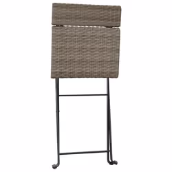 VidaXL 3152119 outdoor chair Terrace Polyrattan, Steel Grey - Additional view 5