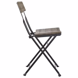 VidaXL 3152119 outdoor chair Terrace Polyrattan, Steel Grey - Additional view 6