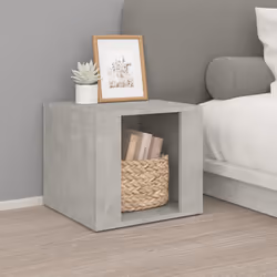 VidaXL 816548 nightstand/bedside table Concrete colour