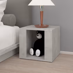 VidaXL 816548 nightstand/bedside table Concrete colour
