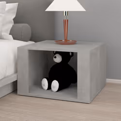 VidaXL 816556 nightstand/bedside table Concrete colour