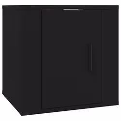 vidaXL Wall Mounted TV Cabinet Hanging TV Stand TV Unit Entertainment Centre - black, 40 x 34.5 x 40 cm/ 2 pcs - Additional view 4