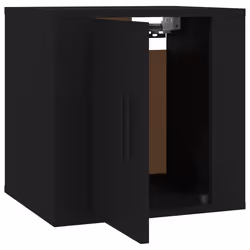 vidaXL Wall Mounted TV Cabinet Hanging TV Stand TV Unit Entertainment Centre - black, 40 x 34.5 x 40 cm/ 2 pcs - Additional view 7