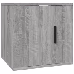 vidaXL Wall Mounted TV Cabinet Hanging TV Stand TV Unit Entertainment Centre - grey sonoma, 40 x 34.5 x 40 cm/ 2 pcs - Additional view 4
