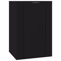 vidaXL Wall Mounted TV Cabinet Hanging TV Stand TV Unit Entertainment Centre - black, 40 x 34.5 x 60 cm/ 2 pcs - Additional view 4