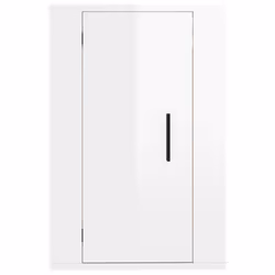 vidaXL Wall Mounted TV Cabinet Hanging TV Stand TV Unit Entertainment Centre - high gloss white, 40 x 34.5 x 60 cm/ 1 pcs - Additional view 4