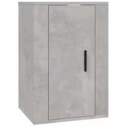 vidaXL Wall Mounted TV Cabinet Hanging TV Stand TV Unit Entertainment Centre - concrete grey, 40 x 34.5 x 60 cm/ 2 pcs - Additional view 4