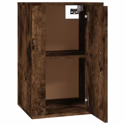 vidaXL Wall Mounted TV Cabinet Hanging TV Stand TV Unit Entertainment Centre - smoked oak, 40 x 34.5 x 60 cm/ 1 pcs - Additional view 6