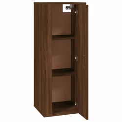 vidaXL Wall Mounted TV Cabinet Hanging TV Stand TV Unit Entertainment Centre - brown oak, 40 x 34.5 x 100 cm/ 1 pcs - Additional view 6