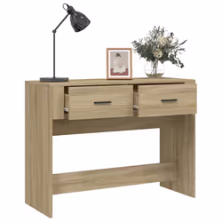 vidaXL Console Table Engineered Wood End Accent Side Sofa Table Multi Colours - sonoma oak - Additional view 4