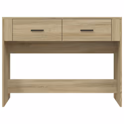 vidaXL Console Table Engineered Wood End Accent Side Sofa Table Multi Colours - sonoma oak - Additional view 5