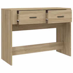 vidaXL Console Table Engineered Wood End Accent Side Sofa Table Multi Colours - sonoma oak - Additional view 6