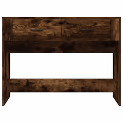 vidaXL Console Table Engineered Wood End Accent Side Sofa Table Multi Colours - smoked oak - Additional view 5