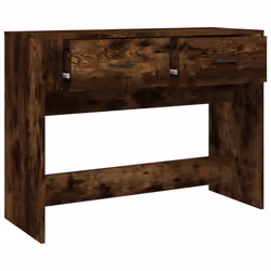 vidaXL Console Table Engineered Wood End Accent Side Sofa Table Multi Colours - smoked oak - Additional view 6