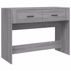 vidaXL Console Table Engineered Wood End Accent Side Sofa Table Multi Colours - grey sonoma