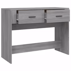 vidaXL Console Table Engineered Wood End Accent Side Sofa Table Multi Colours - grey sonoma - Additional view 6