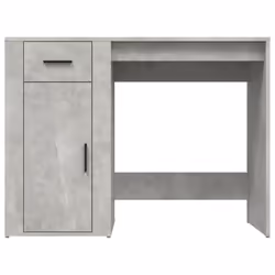 vidaXL Desk Office Table Computer Desk Study Working Table Engineered Wood - concrete grey - Additional view 5