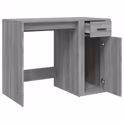 vidaXL Desk Office Table Computer Desk Study Working Table Engineered Wood - grey sonoma - Additional view 6