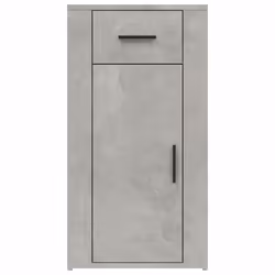 vidaXL Desk Cabinet Engineered Wood Home Office Desk Storage Multi Colours - concrete grey - Additional view 5