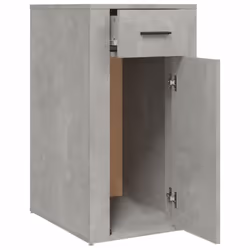 vidaXL Desk Cabinet Engineered Wood Home Office Desk Storage Multi Colours - concrete grey - Additional view 6