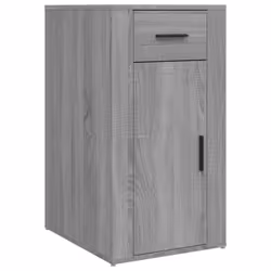 vidaXL Desk Cabinet Engineered Wood Home Office Desk Storage Multi Colours - grey sonoma