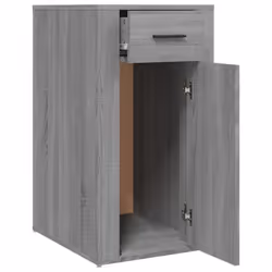 vidaXL Desk Cabinet Engineered Wood Home Office Desk Storage Multi Colours - grey sonoma - Additional view 6