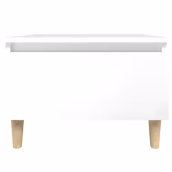 vidaXL 1/2x Side Table Engineered Wood End Centre Side Table Multi Colours - high gloss white, 1 pcs - Additional view 5