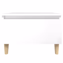 vidaXL 1/2x Side Table Engineered Wood End Centre Side Table Multi Colours - high gloss white, 2 pcs - Additional view 7