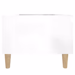 vidaXL 1/2x Side Table Engineered Wood End Centre Side Table Multi Colours - high gloss white, 2 pcs - Additional view 9