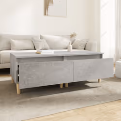 vidaXL 1/2x Side Table Engineered Wood End Centre Side Table Multi Colours - concrete grey, 2 pcs - Additional view 2