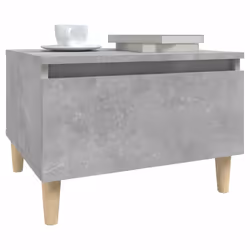 vidaXL 1/2x Side Table Engineered Wood End Centre Side Table Multi Colours - concrete grey, 2 pcs - Additional view 4