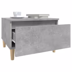 vidaXL 1/2x Side Table Engineered Wood End Centre Side Table Multi Colours - concrete grey, 2 pcs - Additional view 5