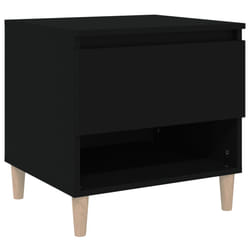 VidaXL 819534 nightstand/bedside table Black