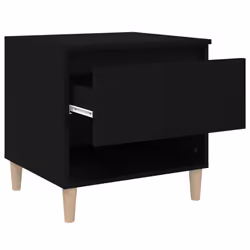 VidaXL 819534 nightstand/bedside table Black - Additional view 7