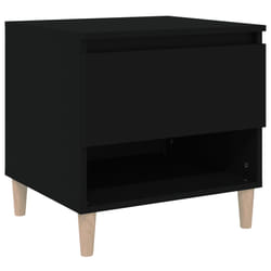 VidaXL 819535 nightstand/bedside table Black