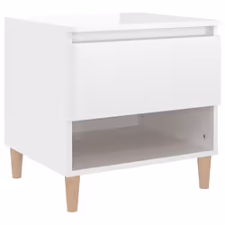 VidaXL 819537, White, Wood, 500 mm, 460 mm, 500 mm, 2 pc(s)