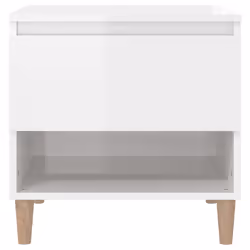 VidaXL 819537 nightstand/bedside table White - Additional view 5