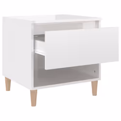 VidaXL 819537 nightstand/bedside table White - Additional view 7