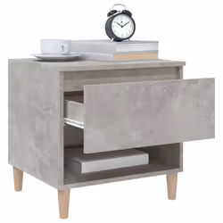 VidaXL 819540 nightstand/bedside table Concrete colour - Additional view 4