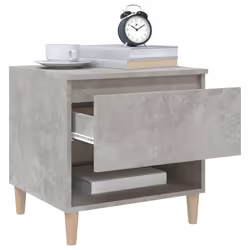 VidaXL 819541 nightstand/bedside table Concrete colour - Additional view 4