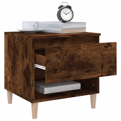 VidaXL 819542 nightstand/bedside table Oak - Additional view 4