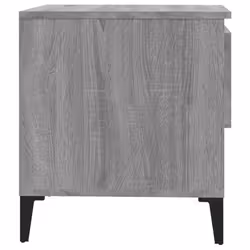 vidaXL 1/2x Side Table White Engineered Wood Sofa Couch End Coffee Lamp Table - grey sonoma, 1 pcs - Additional view 7