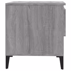 vidaXL 1/2x Side Table White Engineered Wood Sofa Couch End Coffee Lamp Table - grey sonoma, 2 pcs - Additional view 8