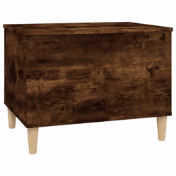 vidaXL Coffee Table Engineered Wood End Centre Accent Side Table Multi Colours - smoked oak, 60 x 44.5 x 45 cm - Additional view 5