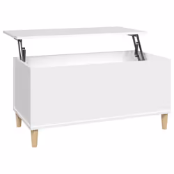 vidaXL Coffee Table Engineered Wood End Centre Accent Side Table Multi Colours - white, 90 x 44.5 x 45 cm