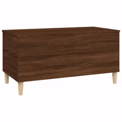 vidaXL Coffee Table Engineered Wood End Centre Accent Side Table Multi Colours - brown oak, 90 x 44.5 x 45 cm - Additional view 5