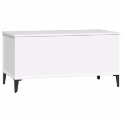 vidaXL Coffee Table Engineered Wood Side Table Multi Colours 60/90x44.5x45 cm - white - Additional view 5