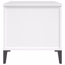vidaXL Coffee Table Engineered Wood Side Table Multi Colours 60/90x44.5x45 cm - white - Additional view 7